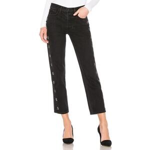GRLFRND Helena High-Rise Skinny Jeans in Stars Above Size 28